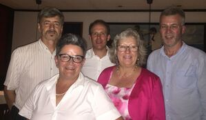 Petra Becker hat am Wahlabend noch mit ca. 50 aktiven Wahlhelfern und -unterstützern ihren Erfolg gefeiert